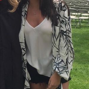 Palm tree cardigan